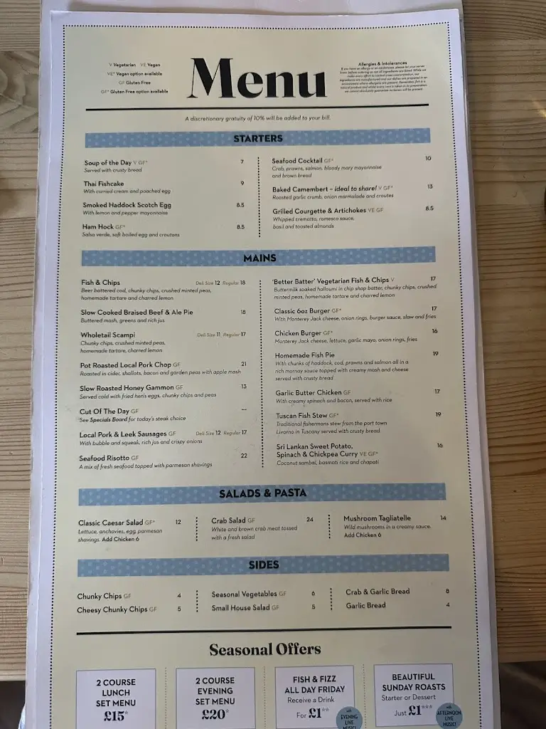 Menu_The Crab and Lobster Inn_Bembridge_image_4