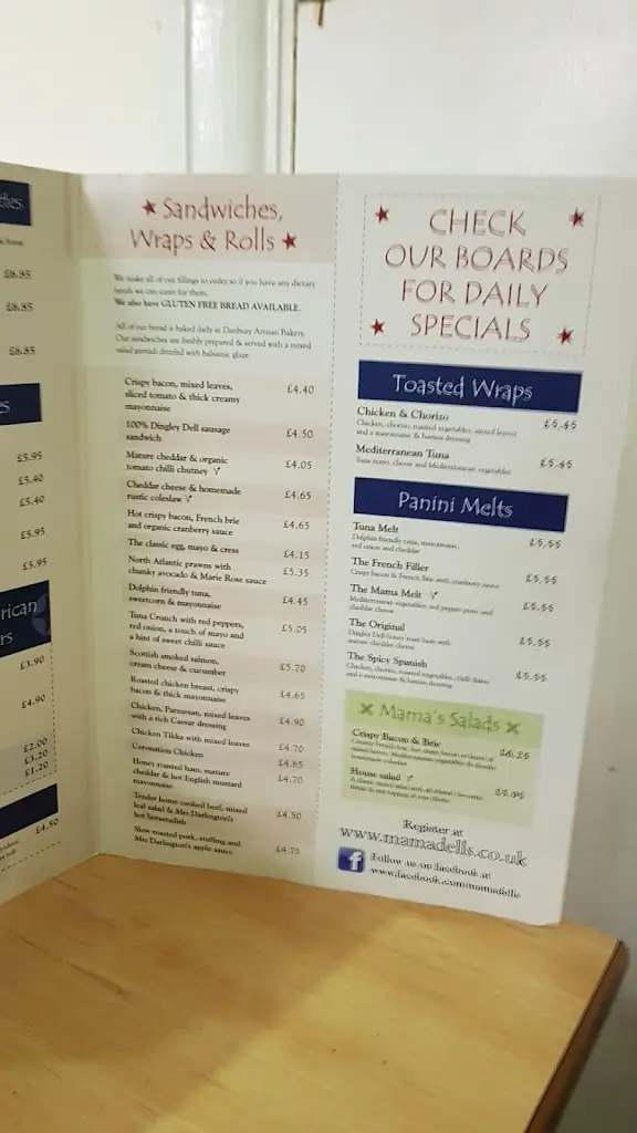 Menu_Mama Dell's of Witham_Witham_image_4