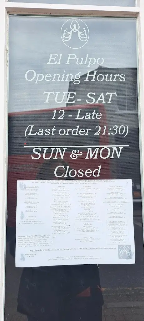 Menu_El Pulpo_Witham_image_4