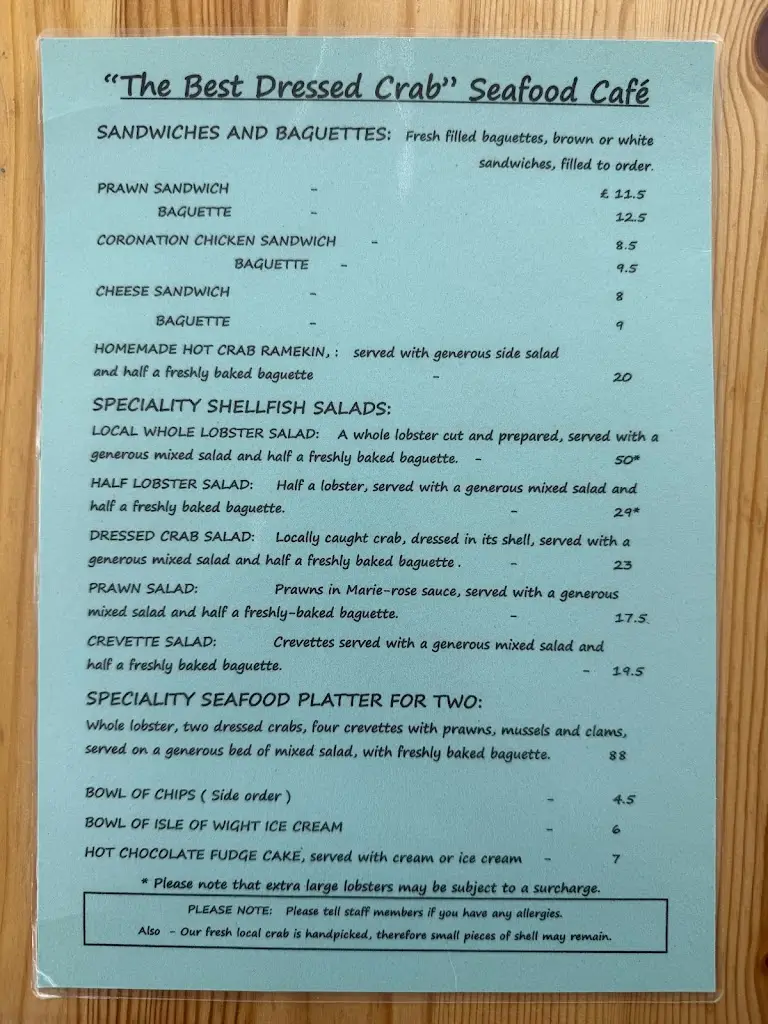 Menu_The Best Dressed Crab Ltd_Bembridge_image_4