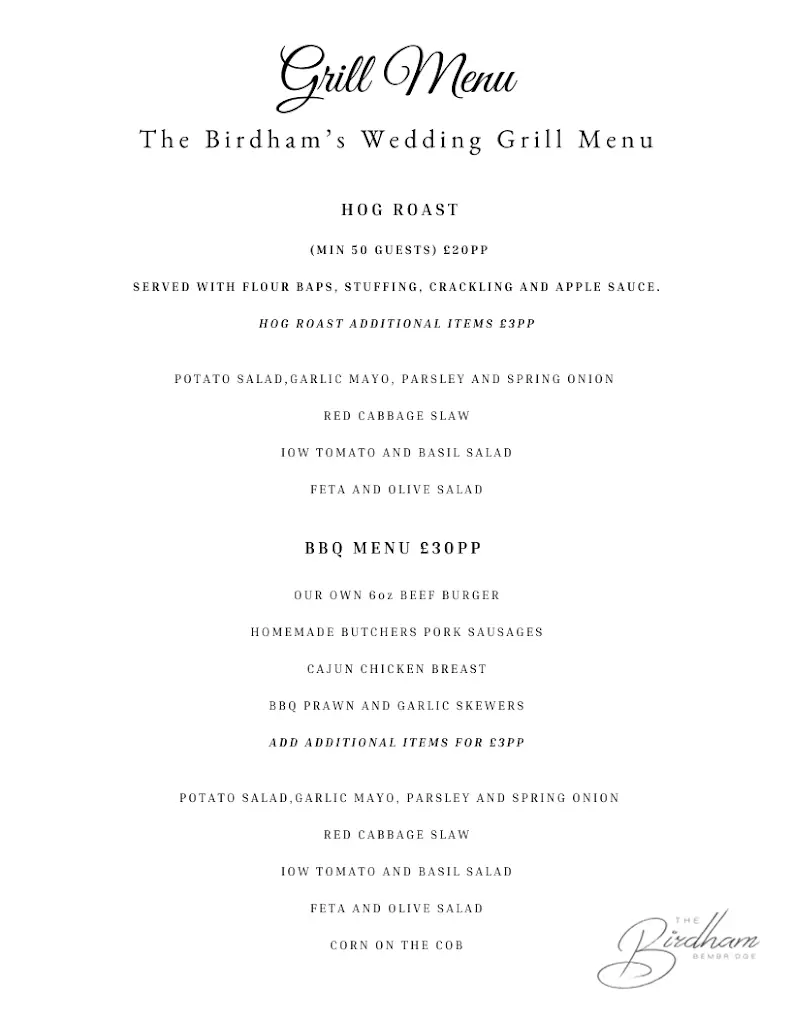 Menu_The Birdham at Bembridge_Bembridge_image_4