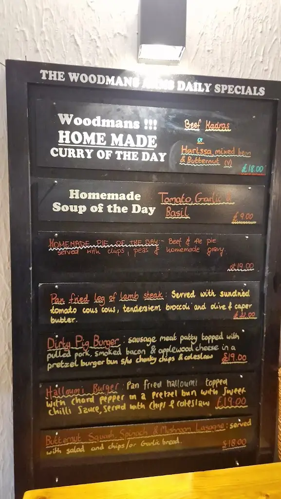 Menu_The Woodmans Arms_Wootton_image_1