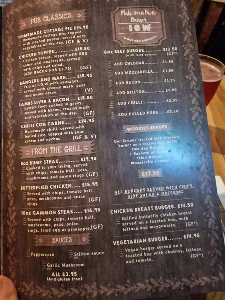 Menu_The Woodmans Arms_Wootton_image_3