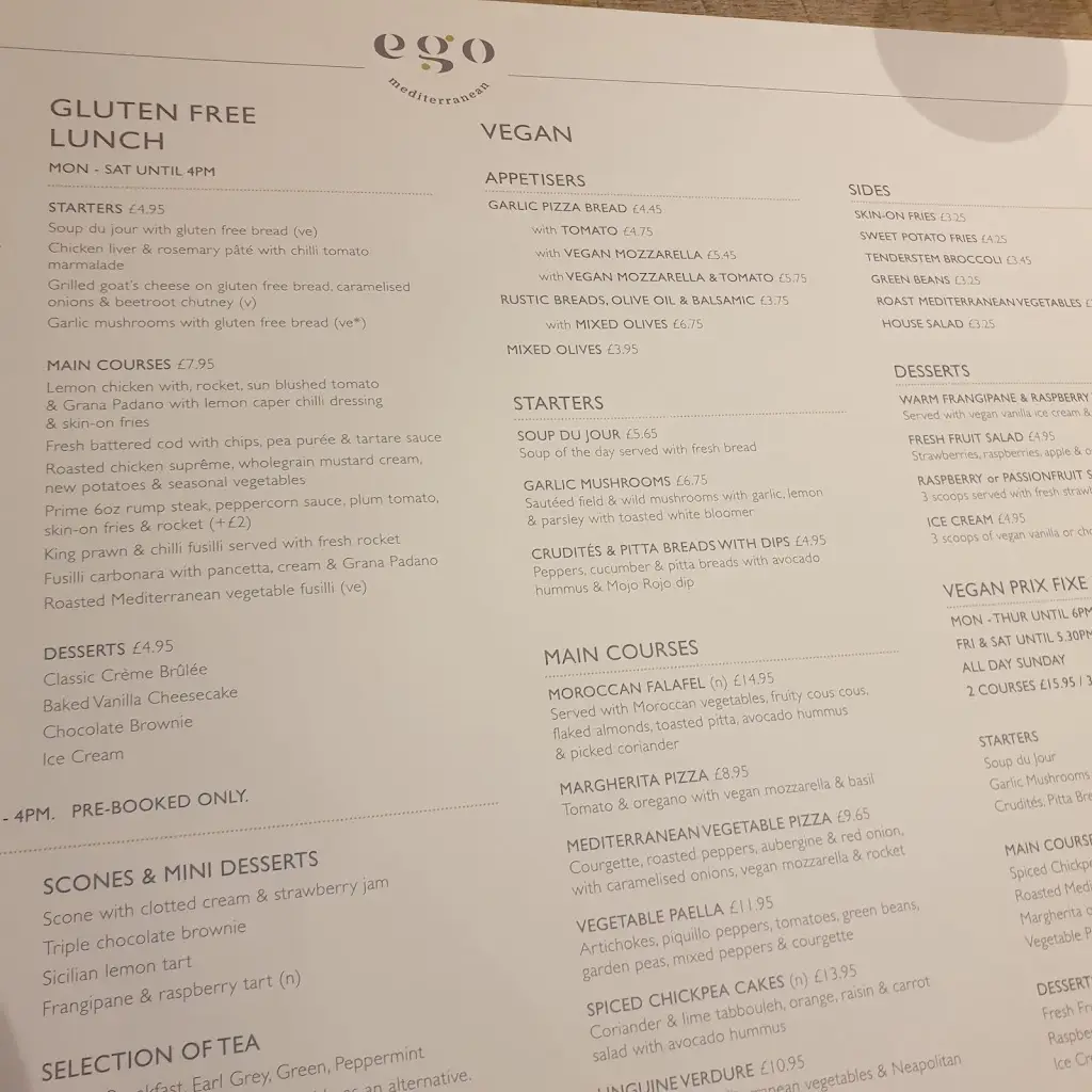 Menu_Ego at Manor Farm, Worcester_Worcestershire_image_4