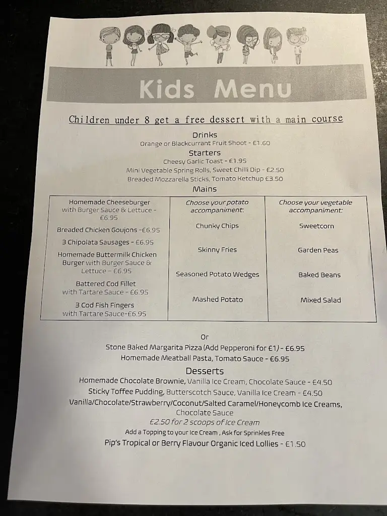 Menu_The White Hart_Wood Street Village_image_2