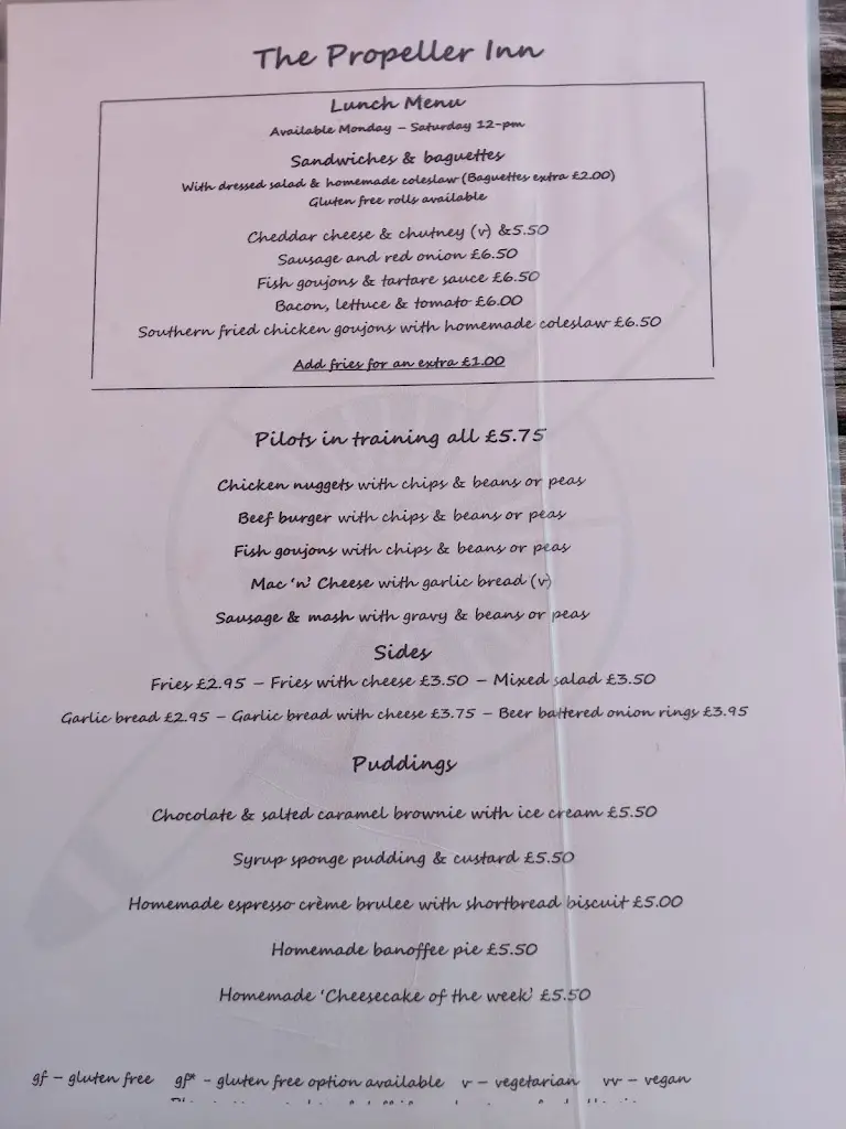 Menu_The Propeller Inn_Bembridge_image_3