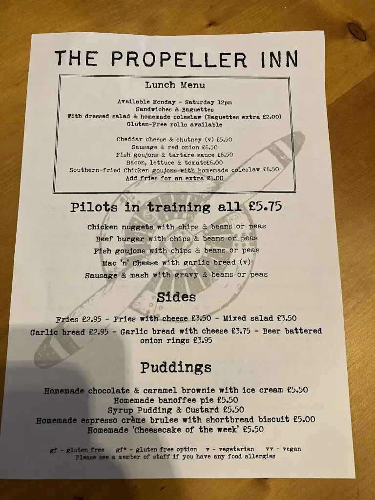 Menu_The Propeller Inn_Bembridge_image_4