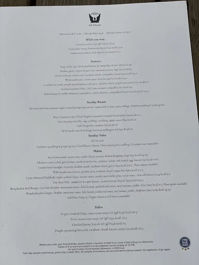 Menu_Worplesdon Place_Wood Street Village_immagine_4