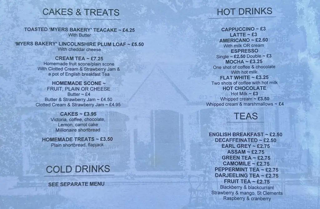 Menu_Tea House In The Woods_Woodhall Spa_image_1