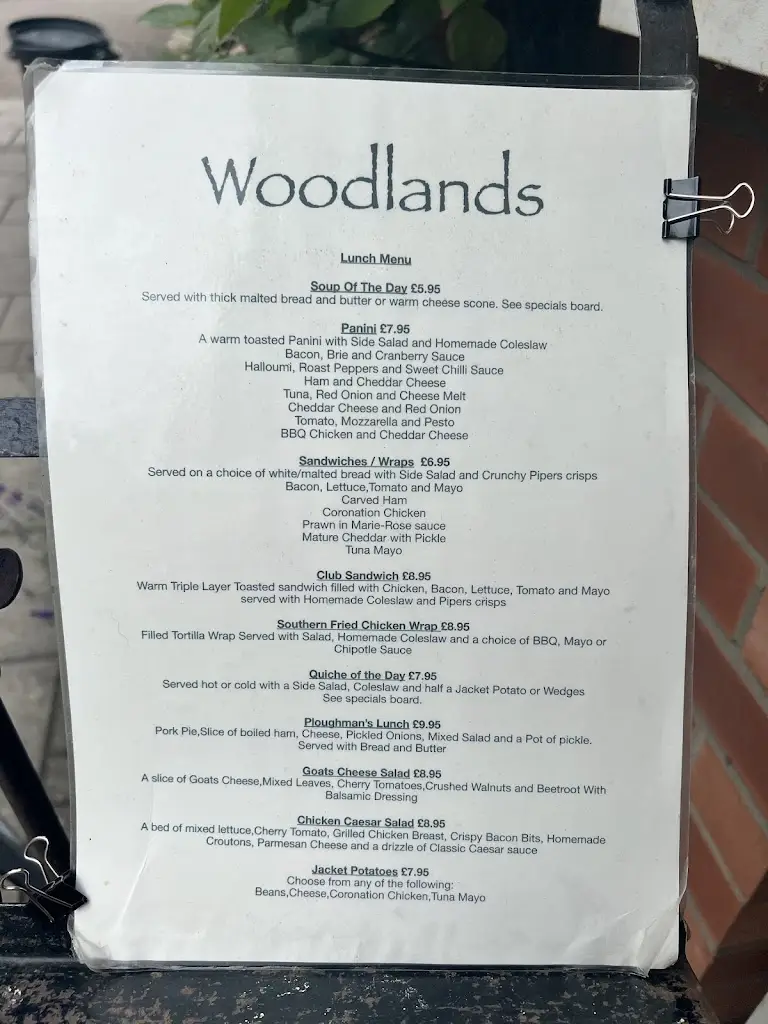 Menu_Woodlands Cafe Woodhall Spa_Woodhall Spa_image_2
