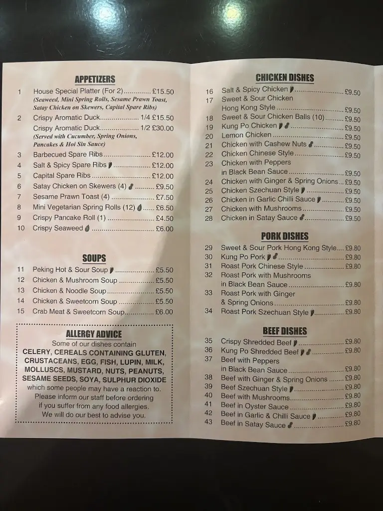 Menu_Lu Shan Chinese Restaurant_Bembridge_image_1