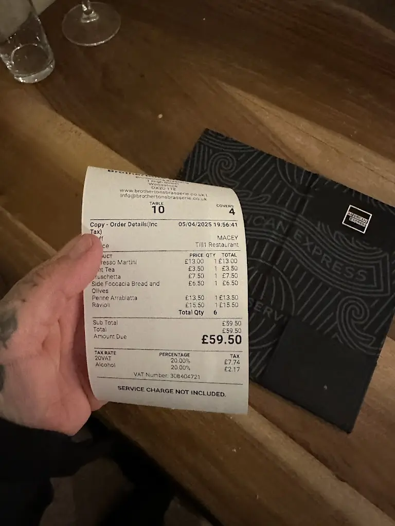 Caïna Verrin_Brothertons Brasserie_Woodstock_review