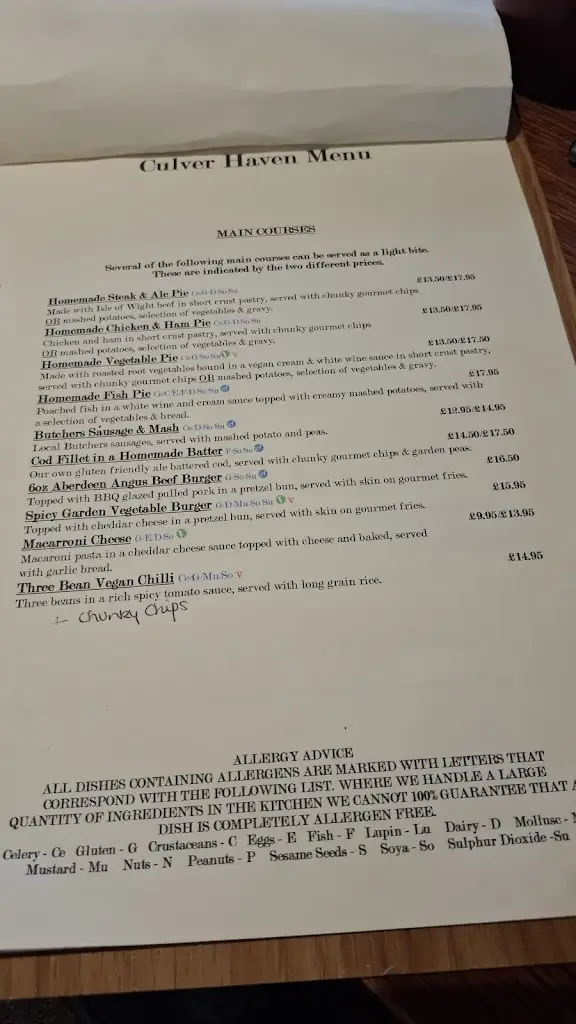 Menu_The Culver Haven Inn_Bembridge_image_2