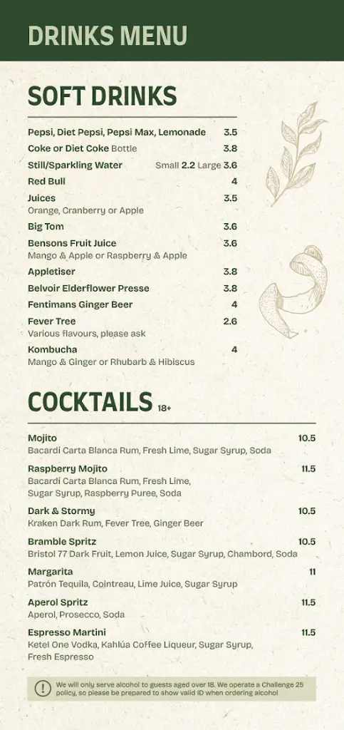 Menu_The White Hart, Wroughton_Wroughton_image_2