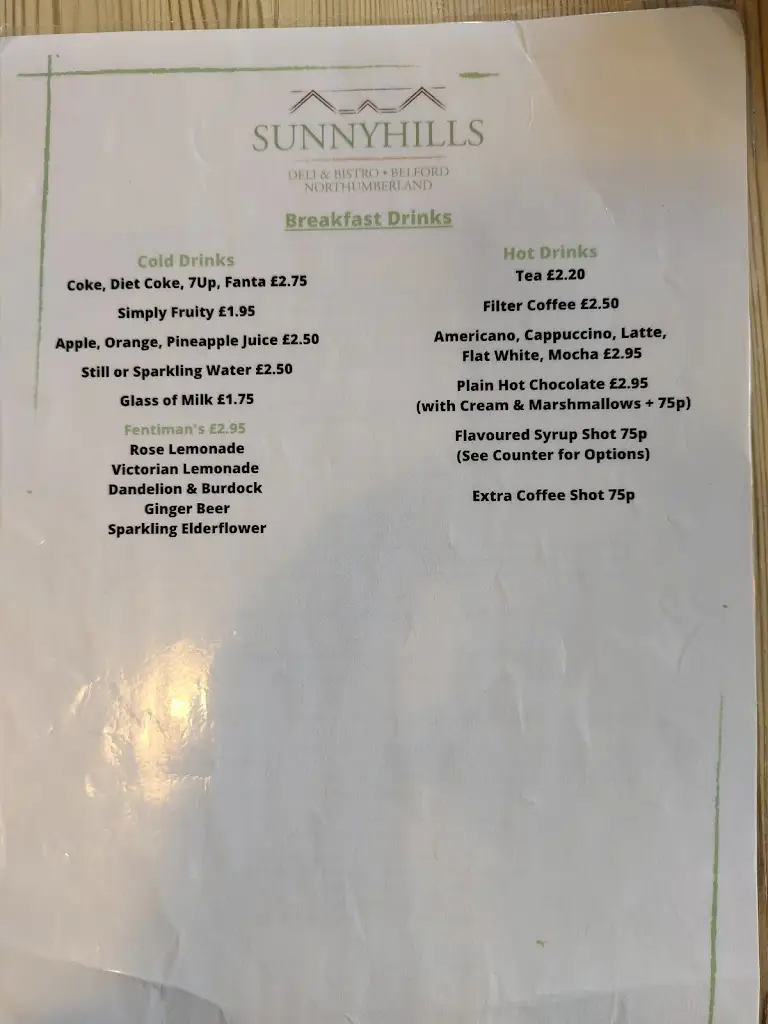Menu_Sunnyhills of Belford_Wooler_image_2