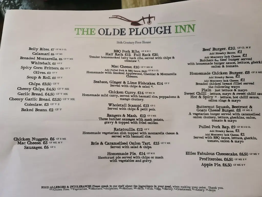 Menu_The Olde Plough Inn_Bere Alston_image_1