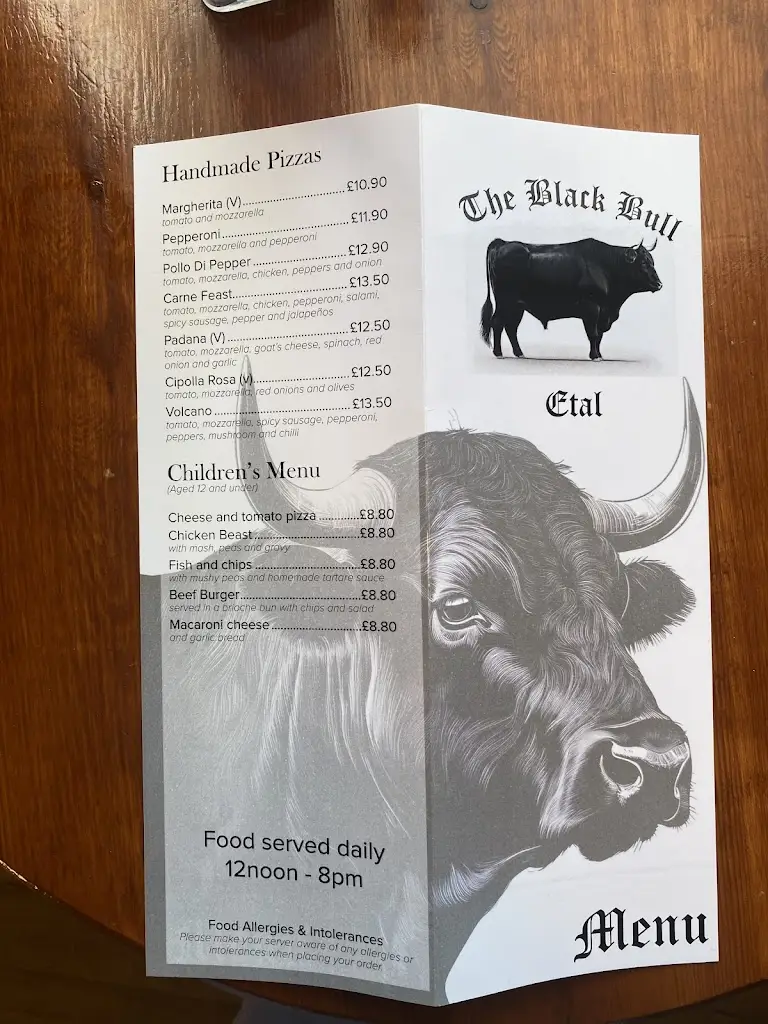 Menu_The Black Bull_Wooler_immagine_2