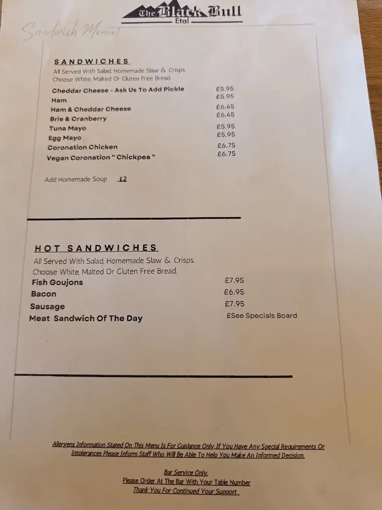 Menu_The Black Bull_Wooler_immagine_3