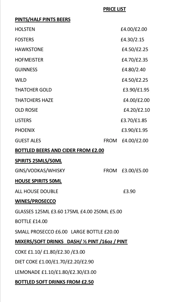 Menu_The Maypole Inn_Yapton_image_1