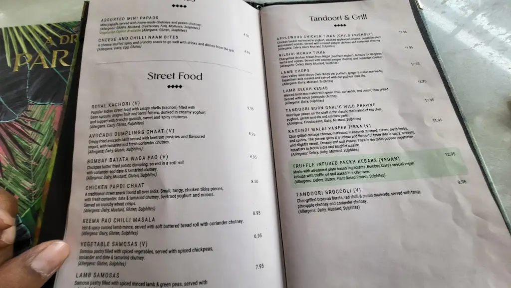 Menu_Bombay Story Indian Kitchen & Bar – Wokingham_Wokingham_image_1