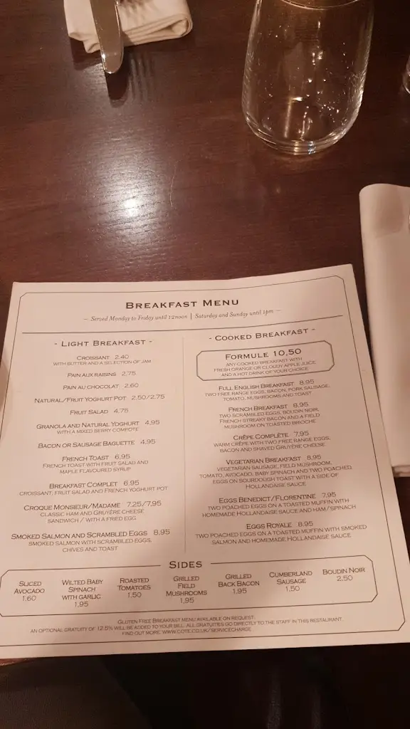 Menu_Côte Wokingham_Wokingham_image_1