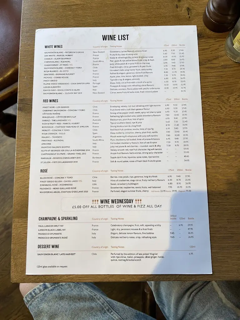 Menu_The Lord Raglan_Wokingham_image_1