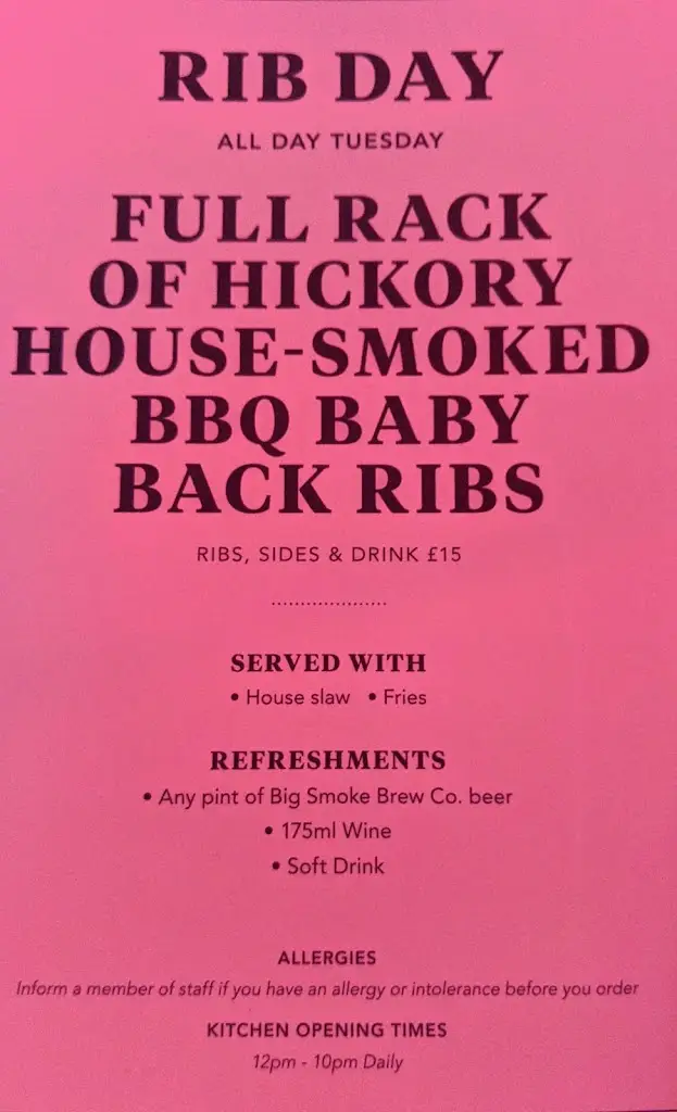 Menu_The Lord Raglan_Wokingham_image_4