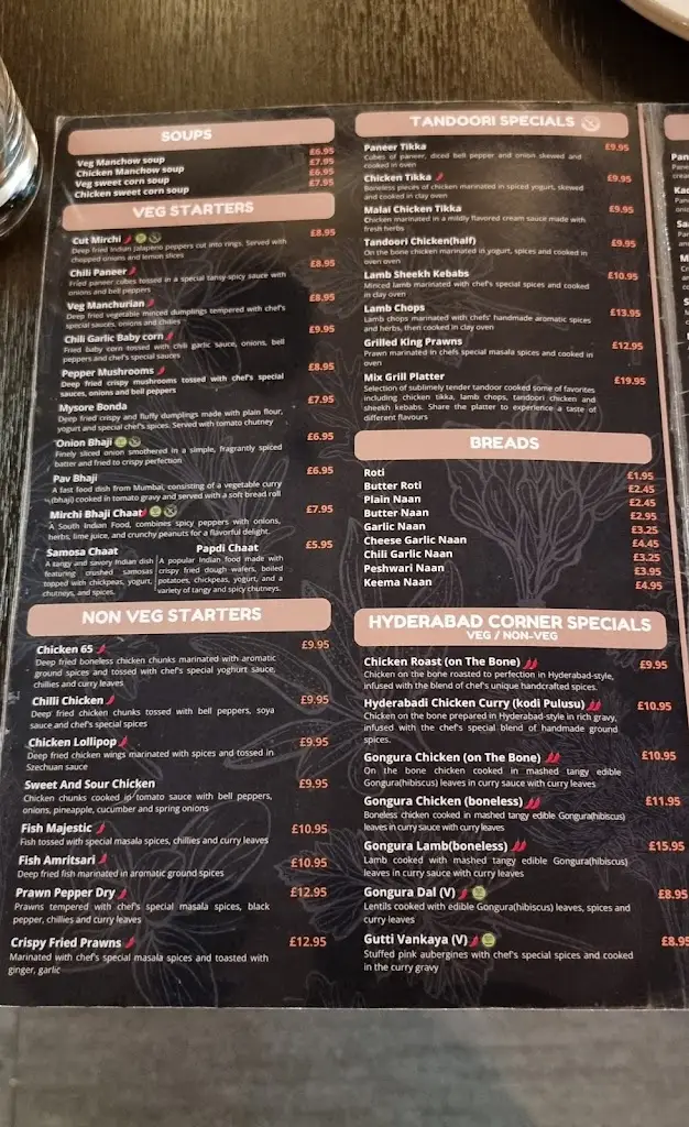 Menü_Zesty Flavours_Wokingham_Bild_1