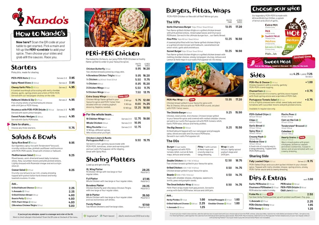 Menu_Nando's Wokingham_Wokingham_image_1