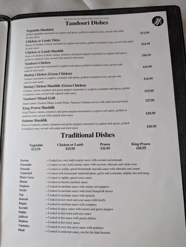 Menu_The Tamarind Tree_Wokingham_image_1