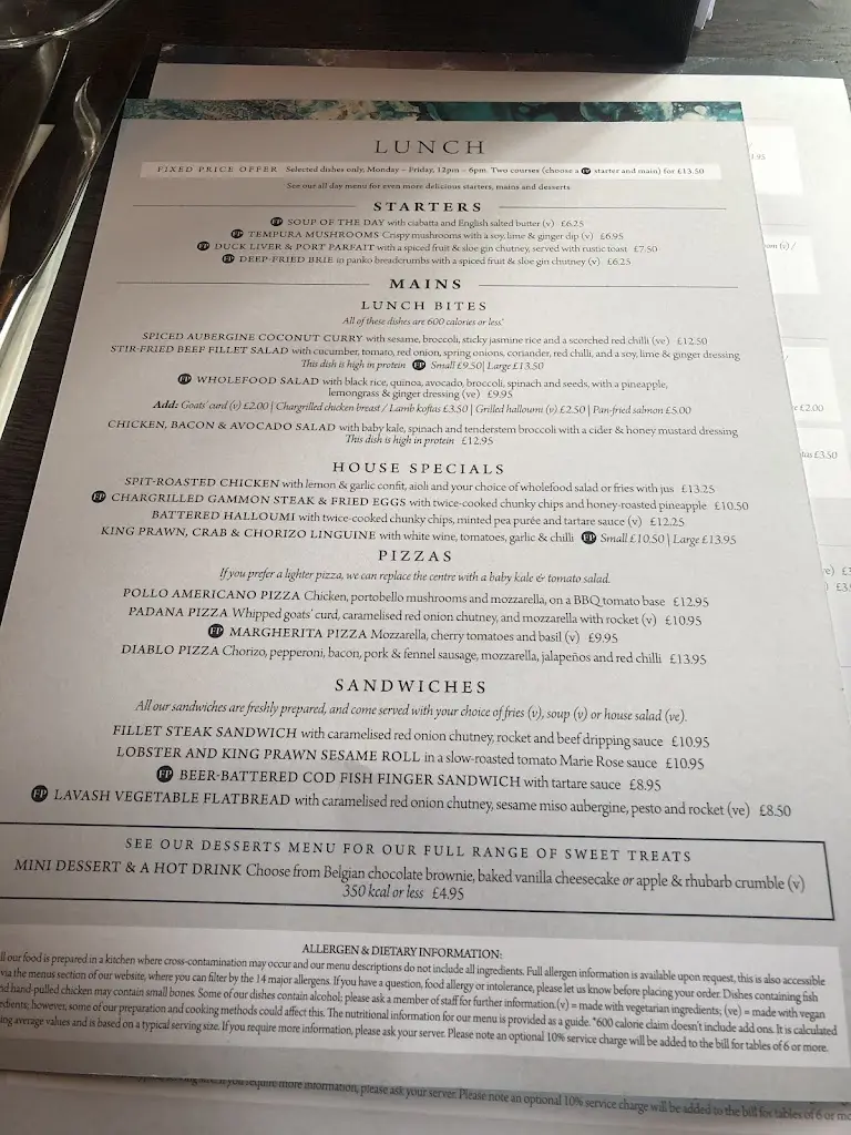 Menu_The Warren_Wokingham_image_2