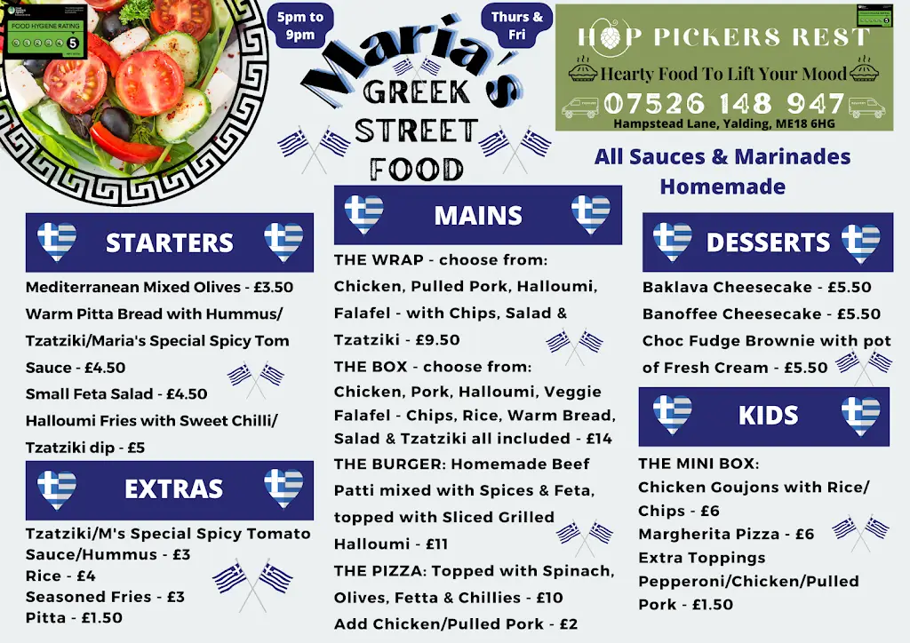 Menu_Hop Pickers Rest_Yalding_image_1