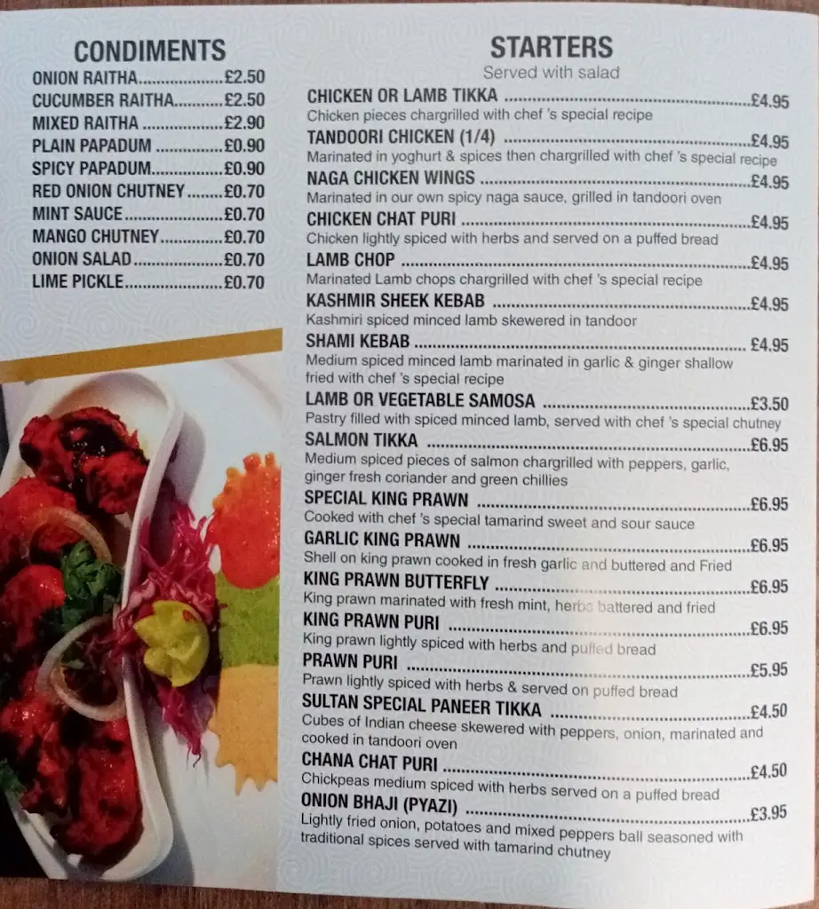 Menu_Zarda Cottage_Yalding_image_1