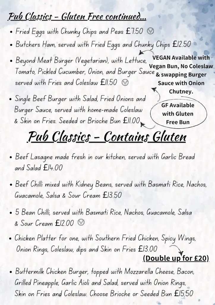 Menu_The Railway_Yatton_image_3