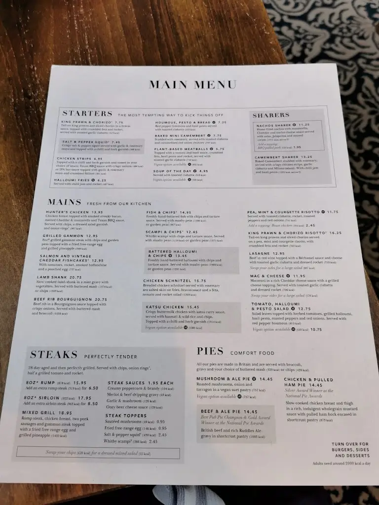 Menu_The Manor_Yeovil_image_1