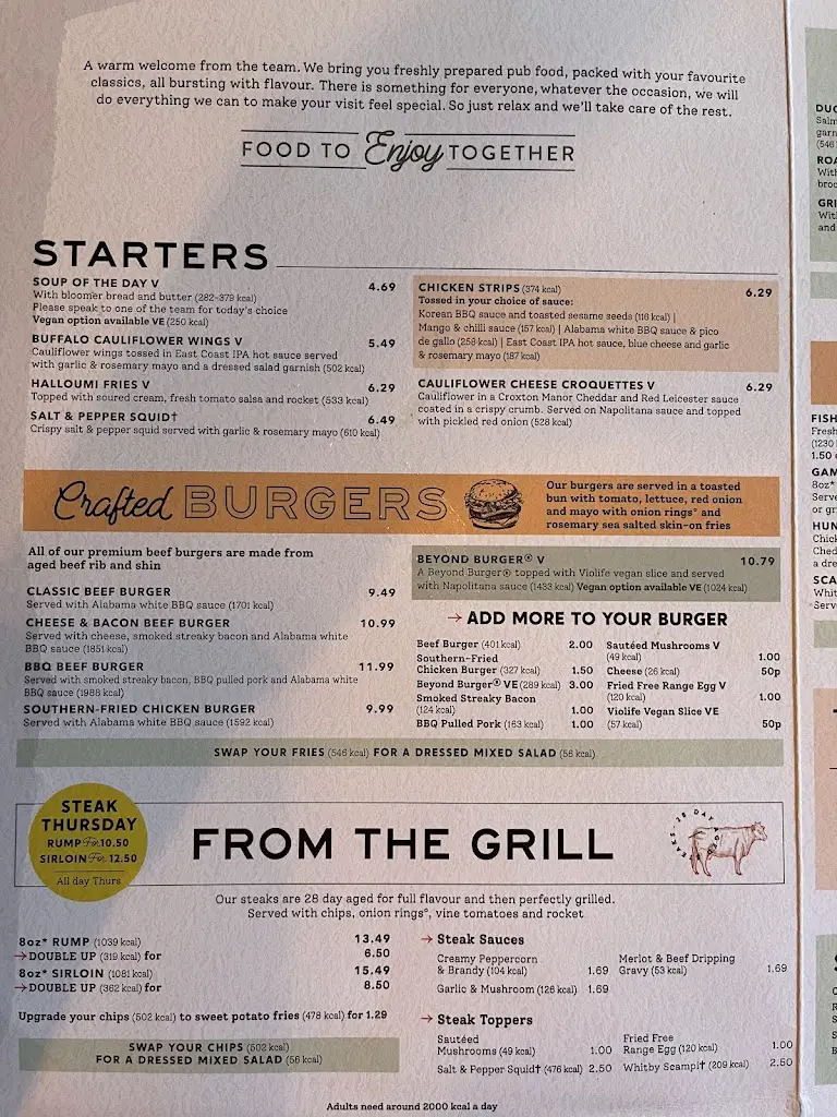 Menu_Coopers Mill_Yeovil_immagine_4