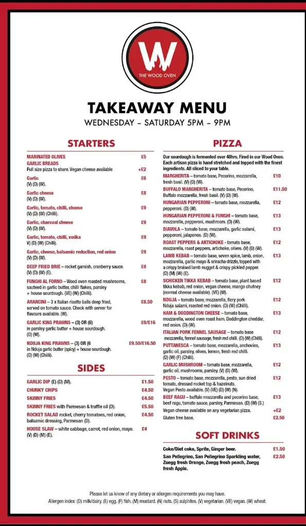 Menu_The Wood Oven_Wylam_image_1