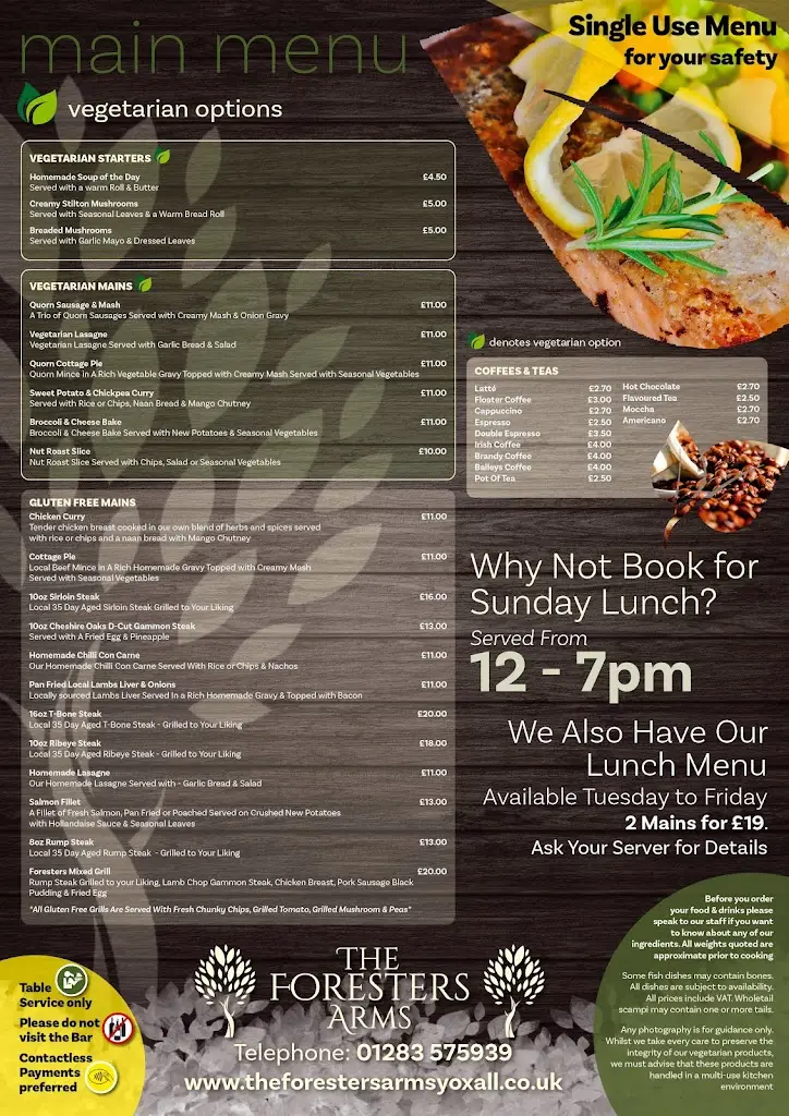 Menu_The Foresters Arms_Yoxall_image_1