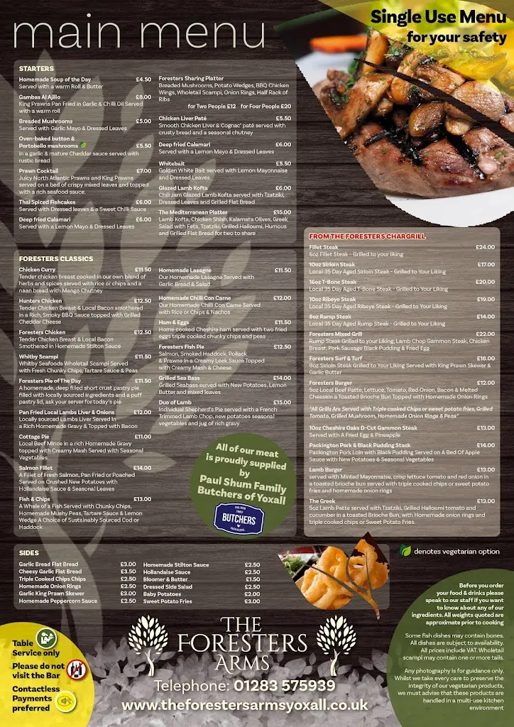 Menu_The Foresters Arms_Yoxall_image_3