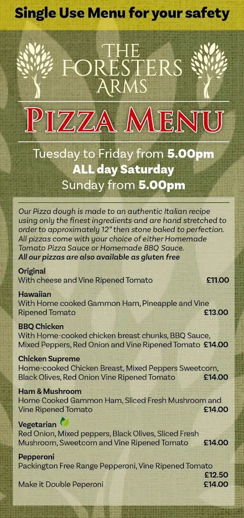 Menu_The Foresters Arms_Yoxall_image_4