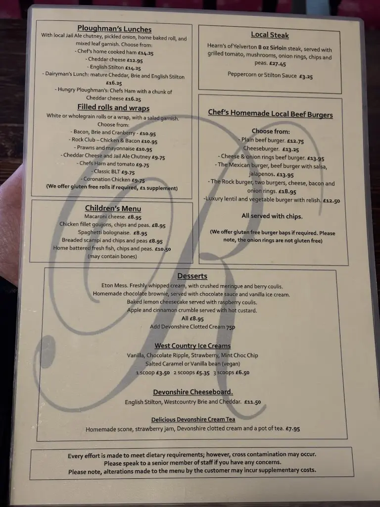 Menu_The Rock Inn_Yelverton_image_3