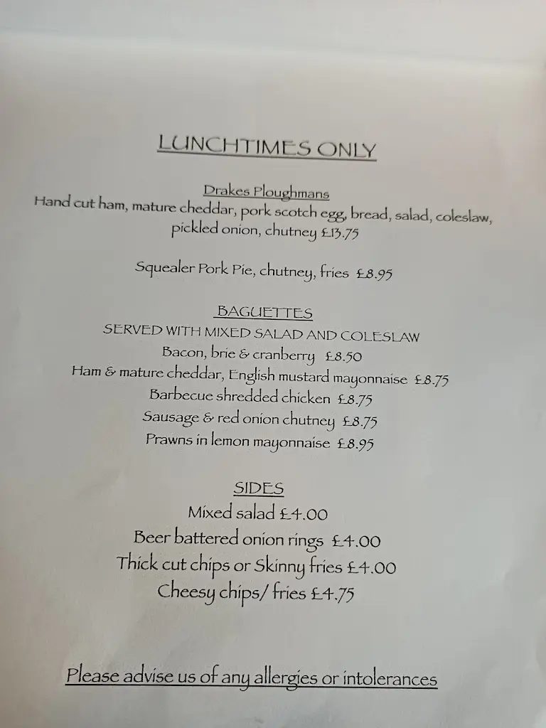 Menu_Drake Manor Inn_Yelverton_image_1