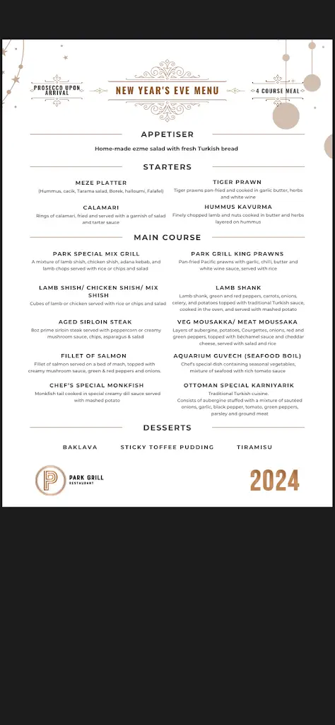 Menu_Park Grill Restaurant_Worcester Park_image_1