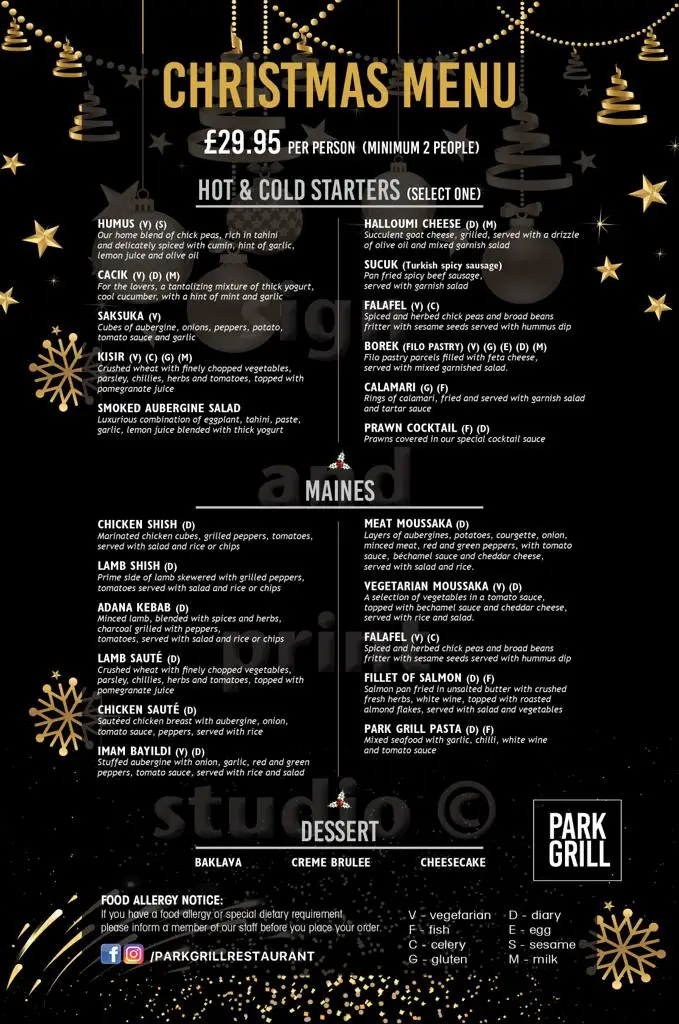 Menu_Park Grill Restaurant_Worcester Park_image_4