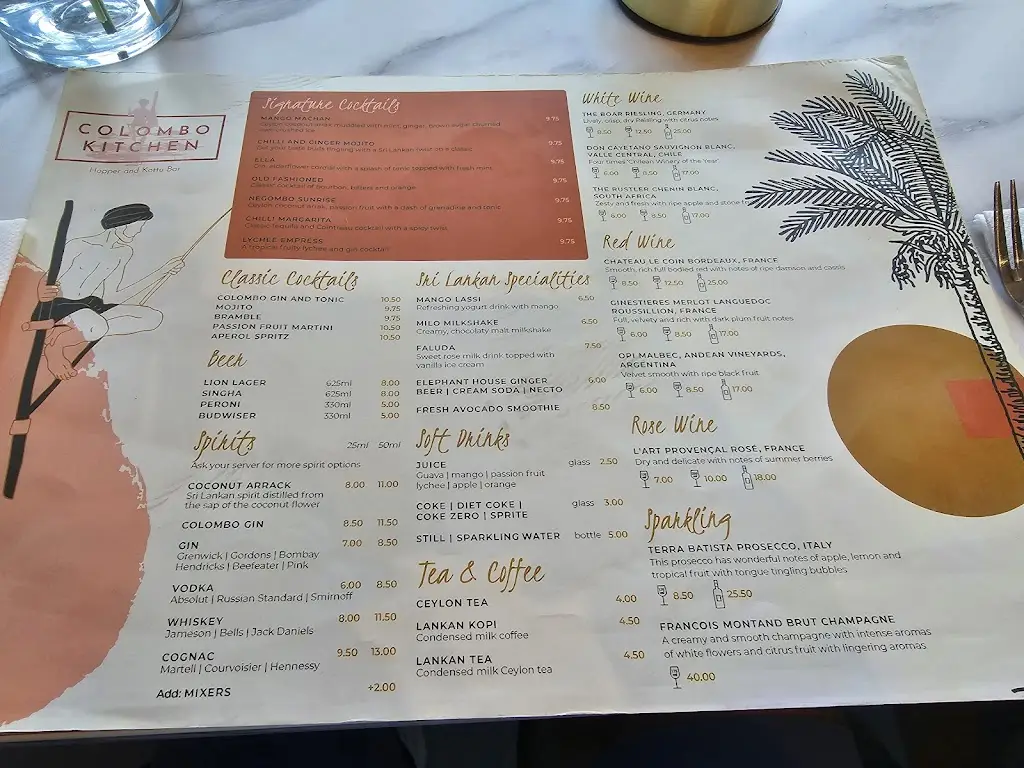 Menu_Colombo Kitchen - Hopper & Kottu Bar_Worcester Park_immagine_3