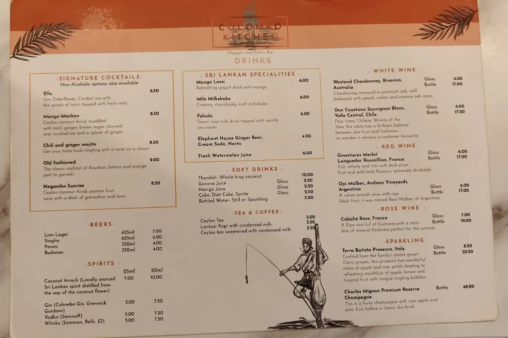 Menu_Colombo Kitchen - Hopper & Kottu Bar_Worcester Park_immagine_4