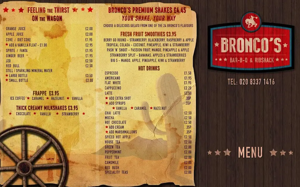 Menu_Bronco's Pizza & Ribshack_Worcester Park_immagine_4