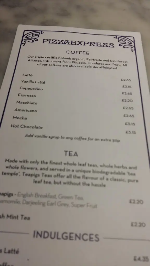 Menu_Pizza Express_Worcester Park_image_1