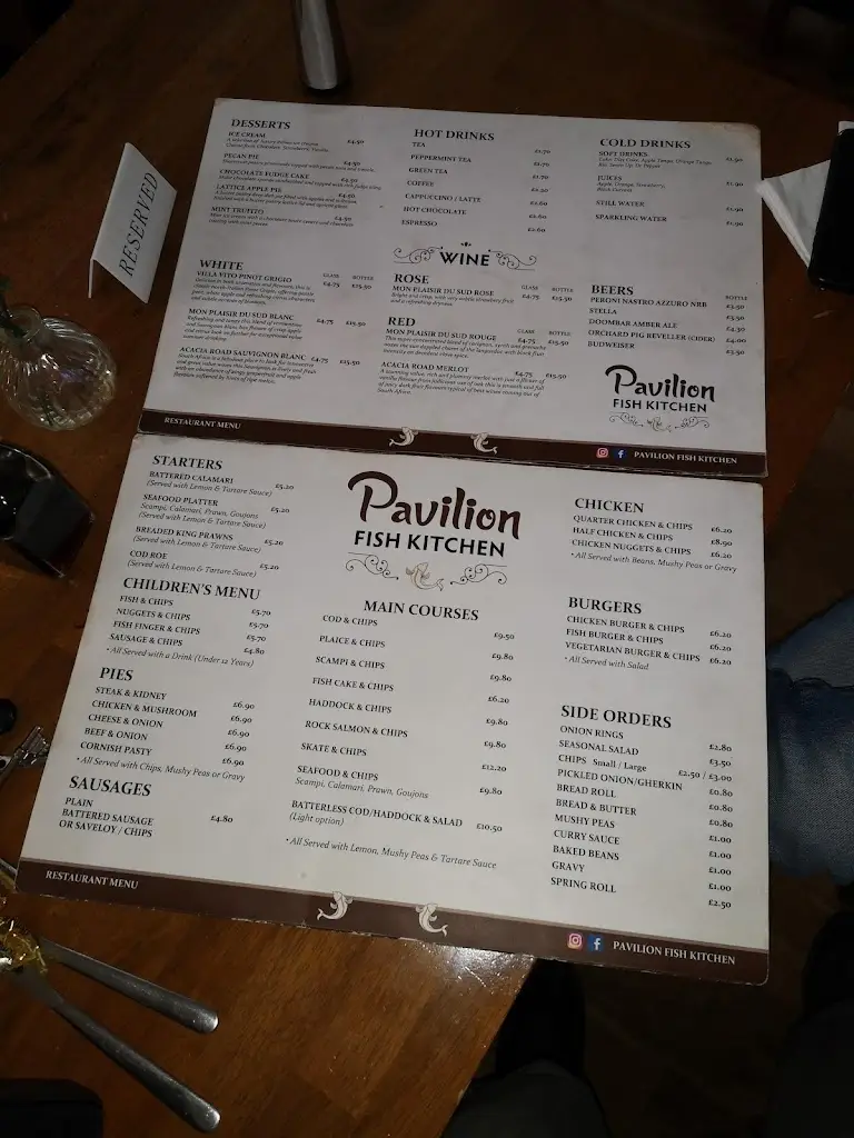 Menu_Pavilion Fish & Chips Worcester Park_Worcester Park_image_4