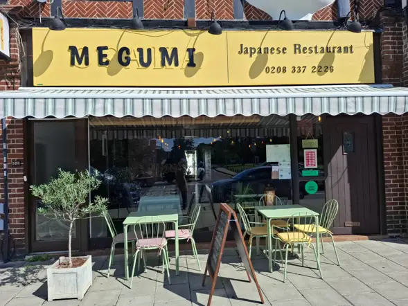 Megumi Sushi restaurant in Worcester Park